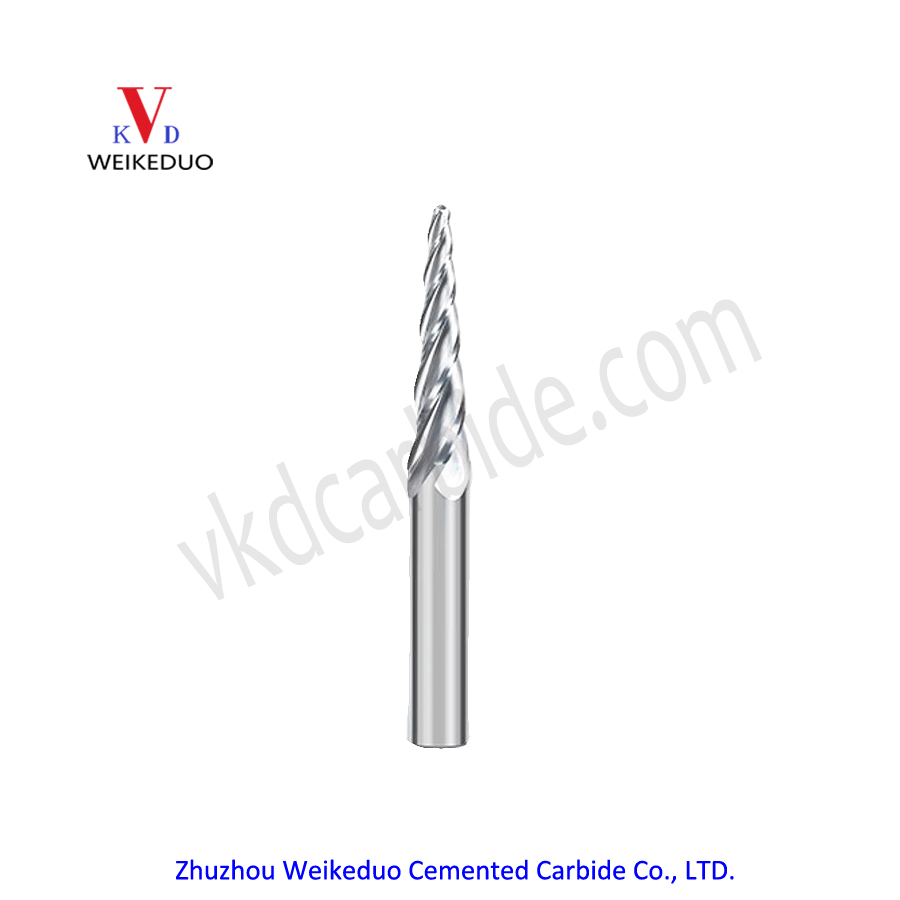 Solid Carbide Taper Ball Nose End Mill