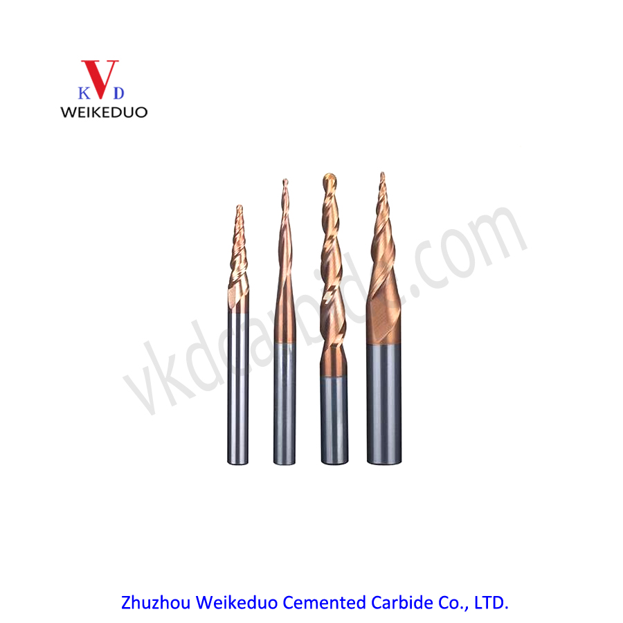 Solid Carbide Taper Ball Nose End Mill