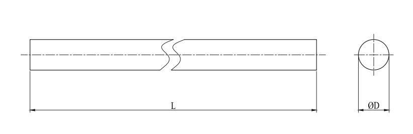 Solid Long Rods-Inch