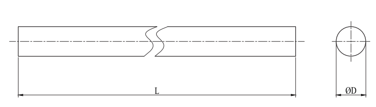 Solid Long Rods-Metric