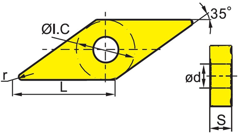 VNMG-GMR/MB Turning Inserts