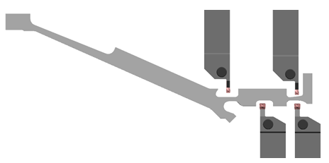 Cutting Tools Application in Aerospace Industry on front Case in Combustion Chamber