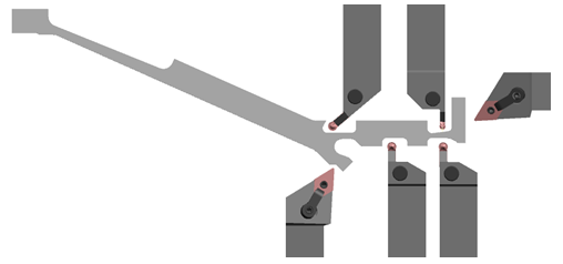 Cutting Tools Application in Aerospace Industry on front Case in Combustion Chamber