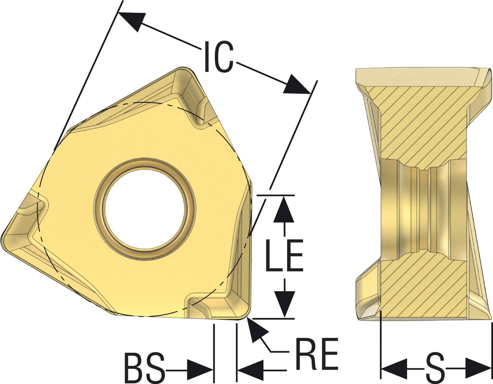 WNGX080608R-F7 Milling Inserts