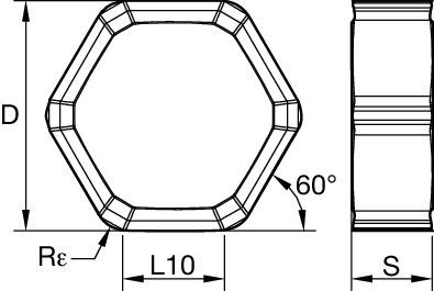 HNGF090504-MF Milling Inserts