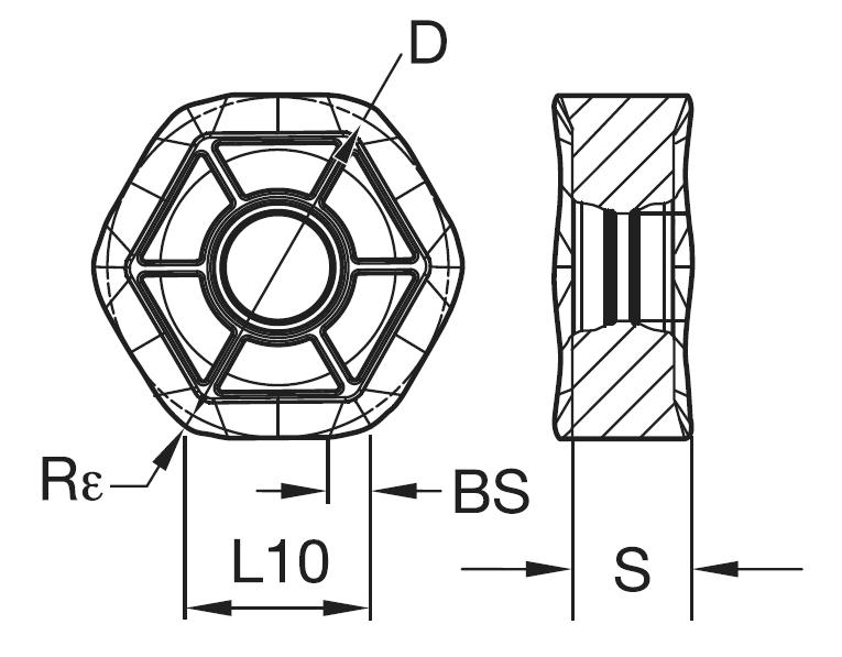 HNPJ130720ANSN-HD Milling Inserts