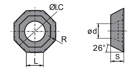 OFMT050405TR-NN Milling Inserts