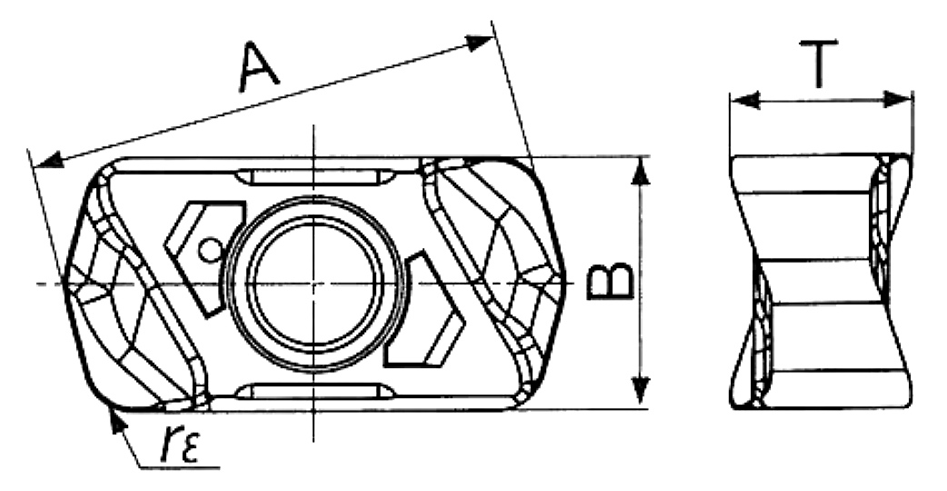 LNMU0303ZER-M Milling Inserts