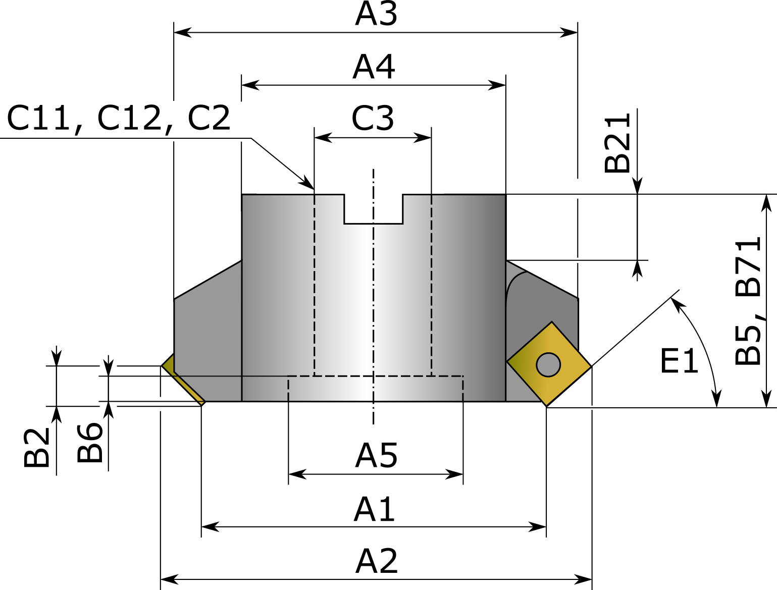 OFMT05T305TN-NN Milling Inserts