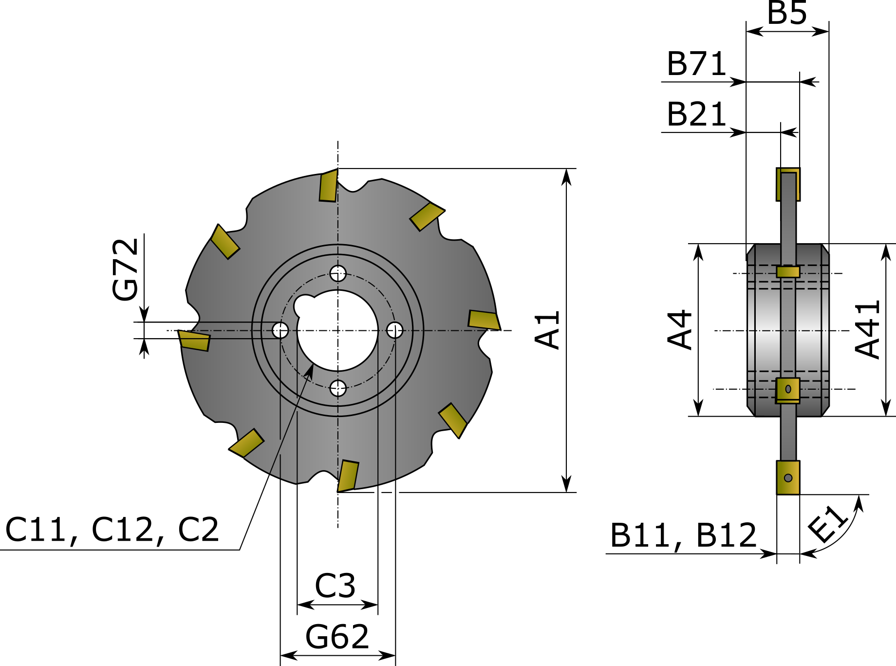 LNKX1506PNTN-(A/G) Milling Inserts