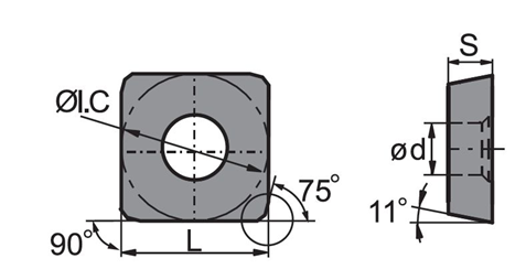 SPKR1504EDR-K Milling Inserts