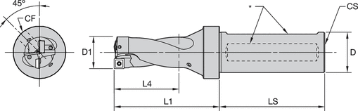 SPMT120408-XS Milling Inserts