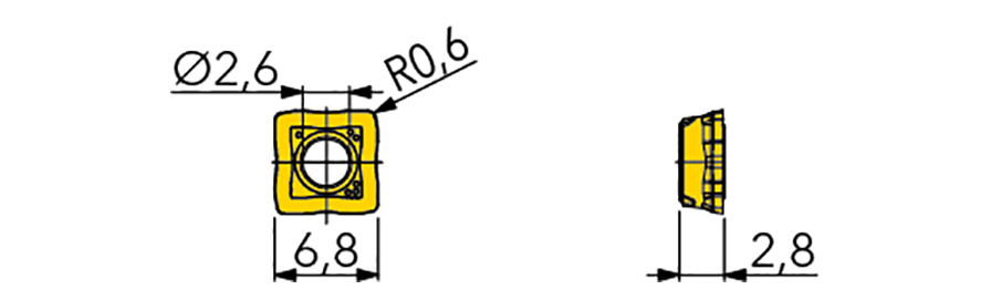 SOMT-DP Milling Inserts