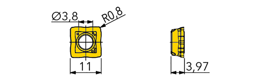 SOMT-DP Milling Inserts