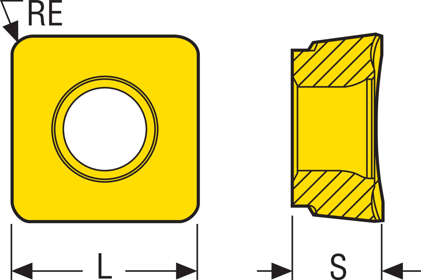 SCET120612TR-M14 Milling Inserts