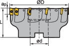 ADMT120408R-F56 Milling Inserts