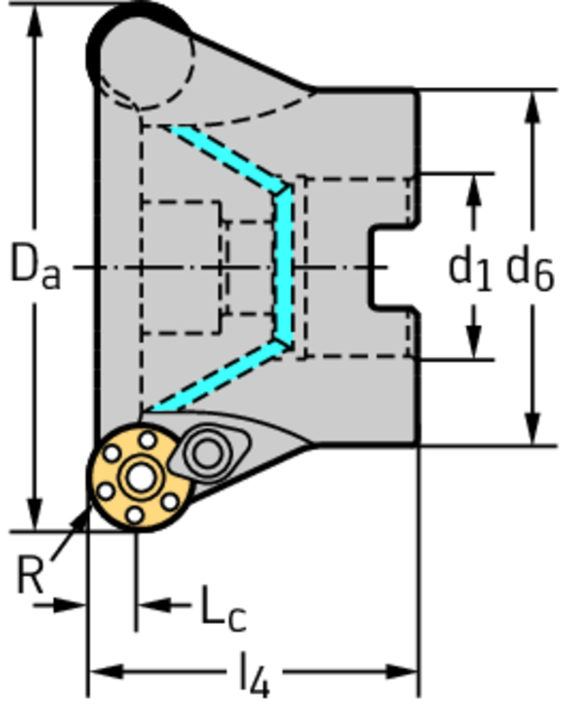 RDMT10T3(1204)MO-TN Milling Inserts