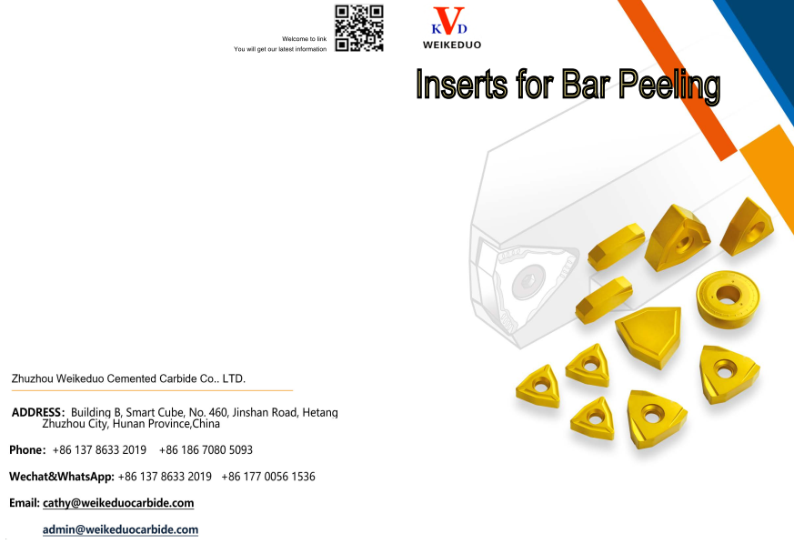 VKD Inserts for Bar Peeling(2025new)