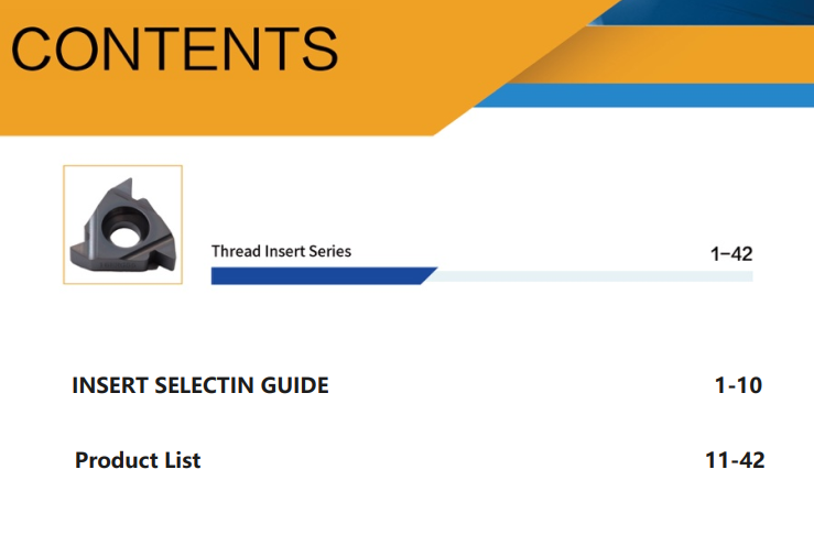 VKD Thread cutter and cutting inserts